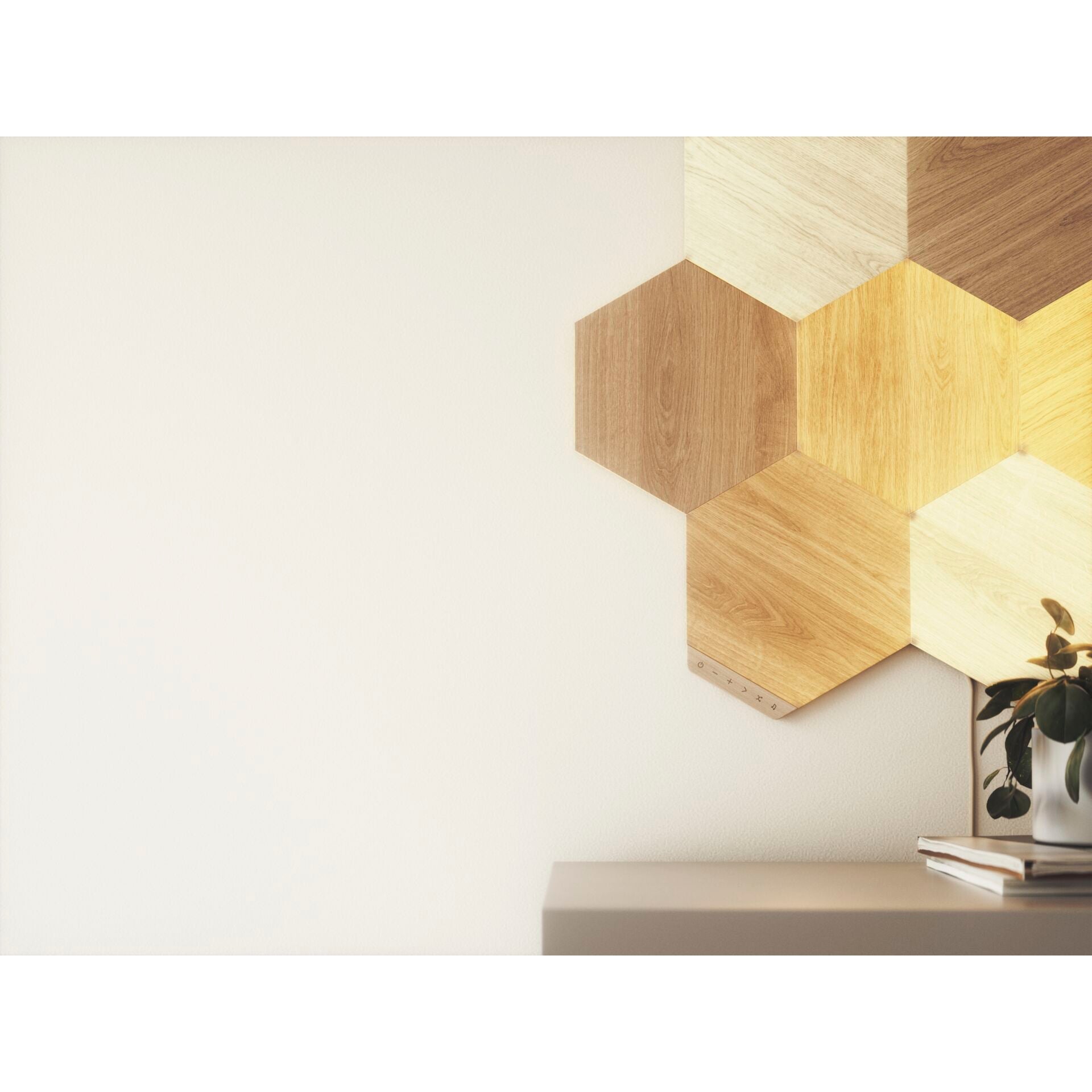 Nanoleaf Elements Hexagon Wood