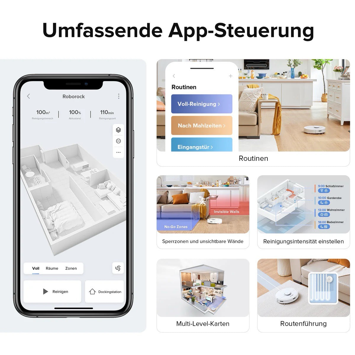 Roborock Q7 Max Saugroboter und Wischmopp
