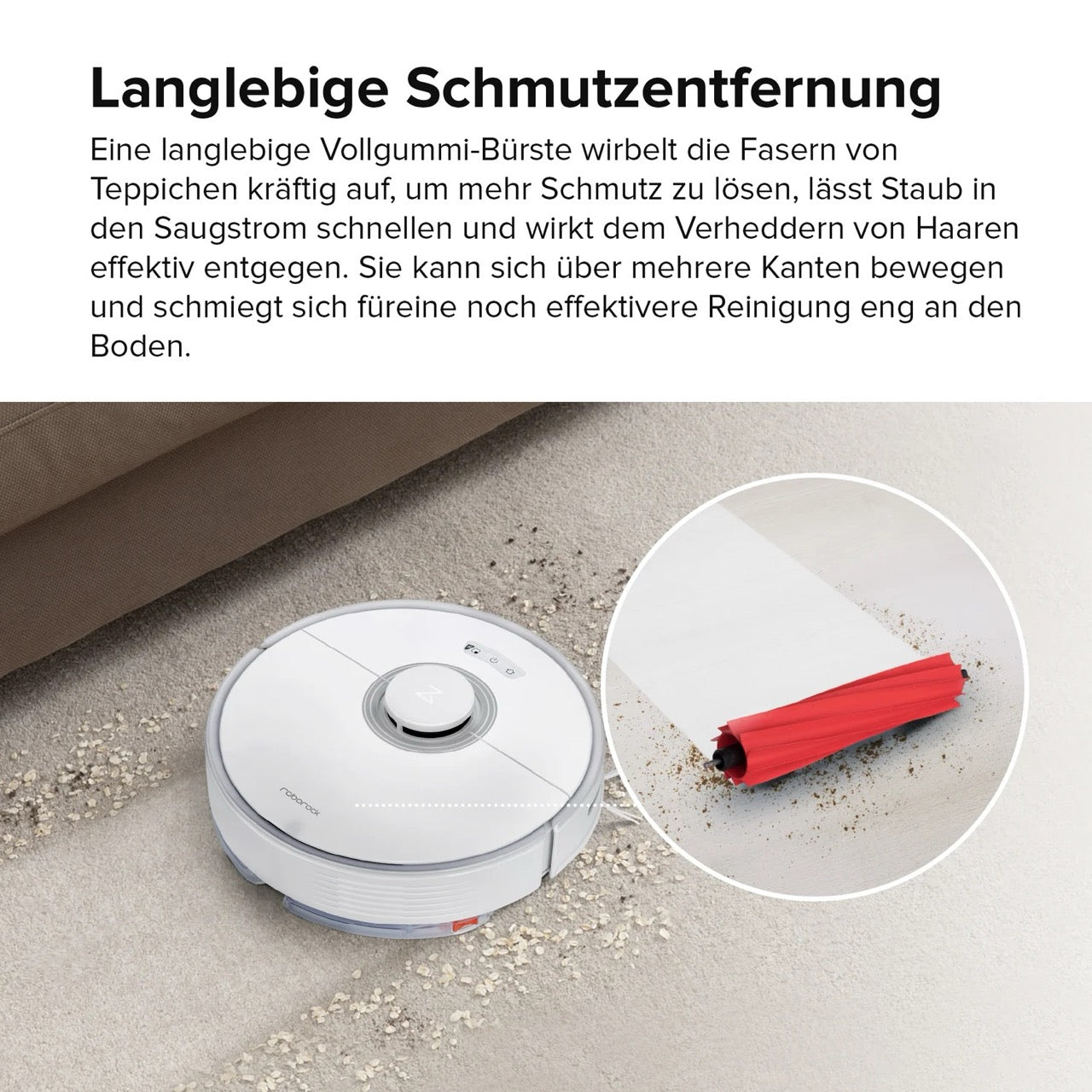 Roborock Q7 Max+ Saug-Wischroboter mit Entleerungsstation