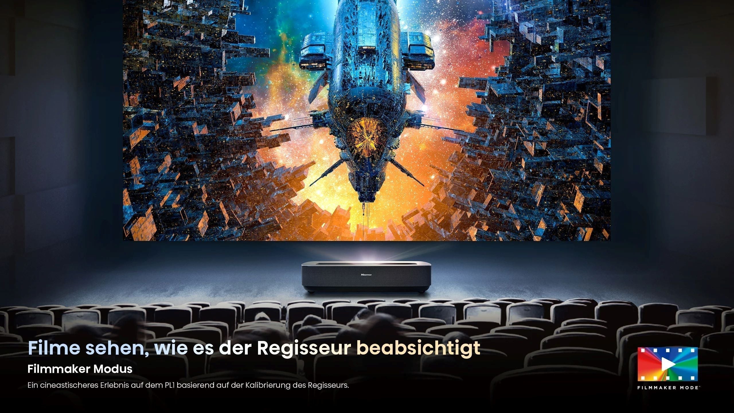 Hisense PL1 Laser TV Ultrakurzdistanz-Beamer