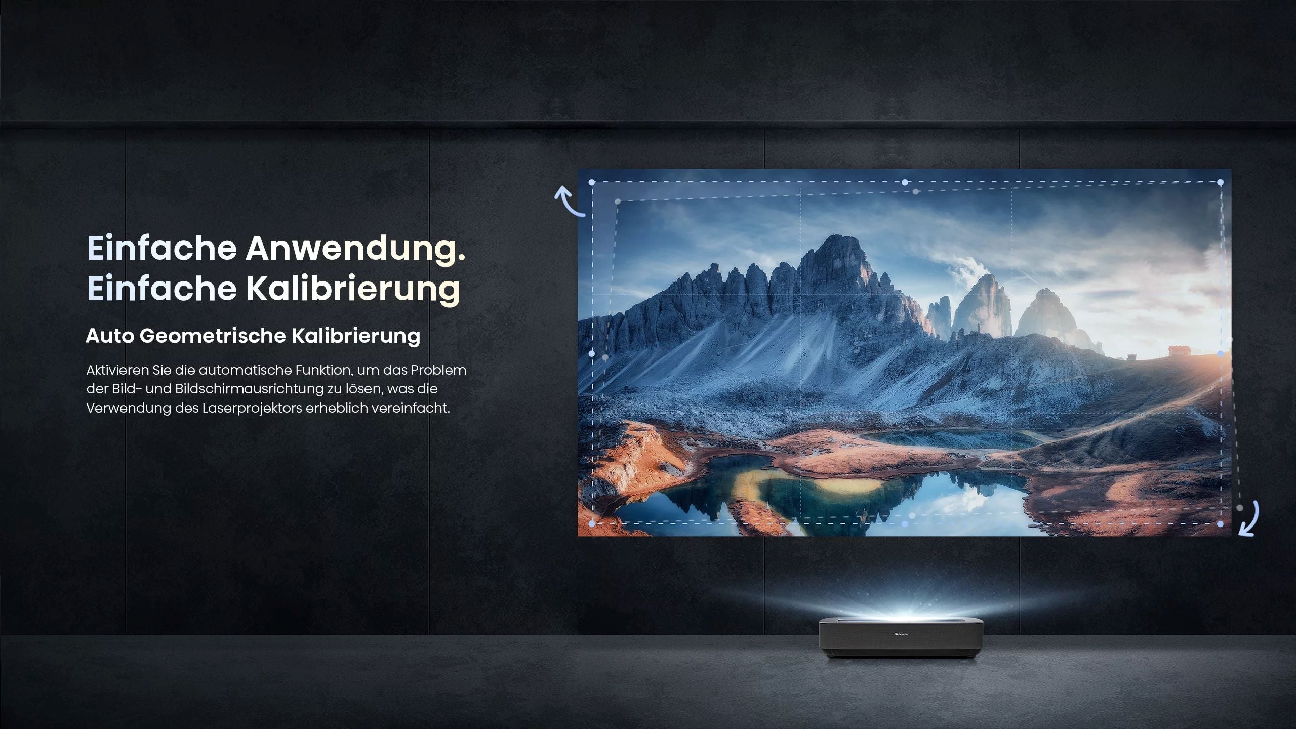 Hisense PL1 Laser TV Ultrakurzdistanz-Beamer