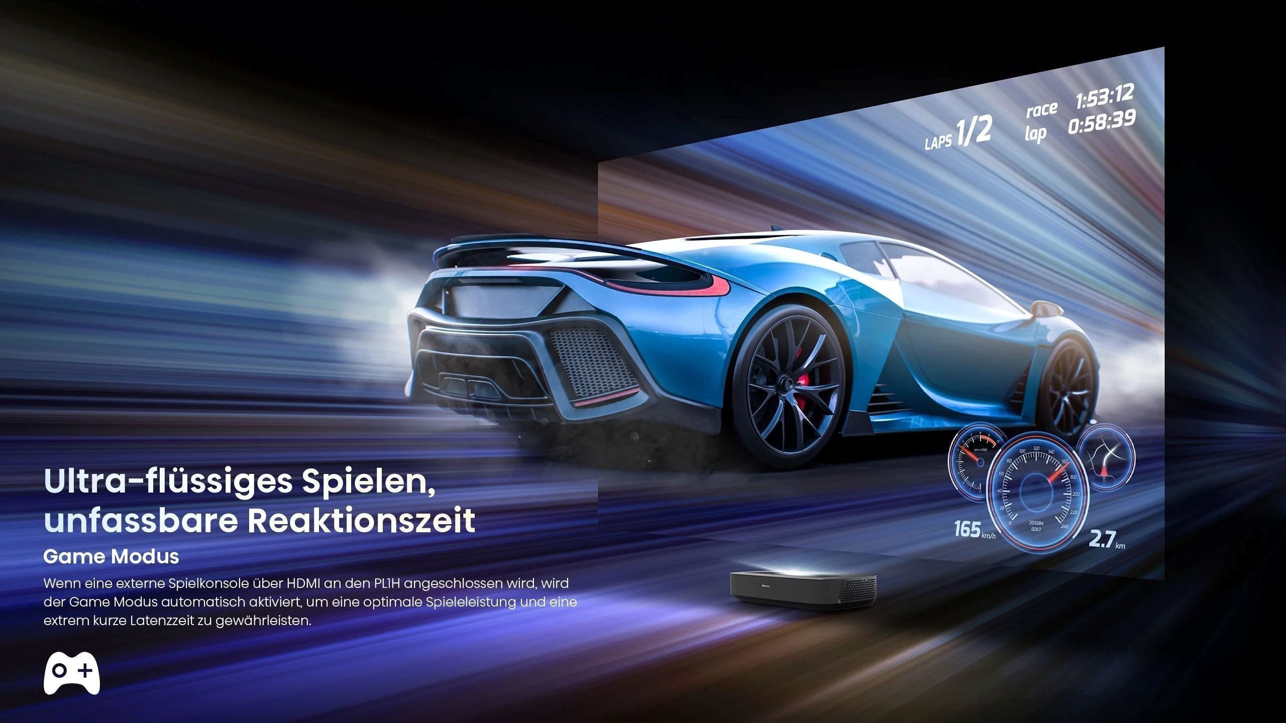 Hisense PL1 Laser TV Ultrakurzdistanz-Beamer