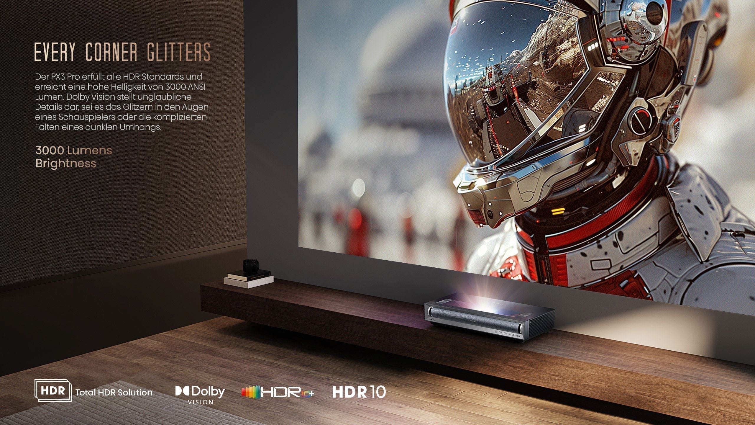 Hisense PX3 PRO Ultrakurzdistanzbeamer- Laser TV B-Ware