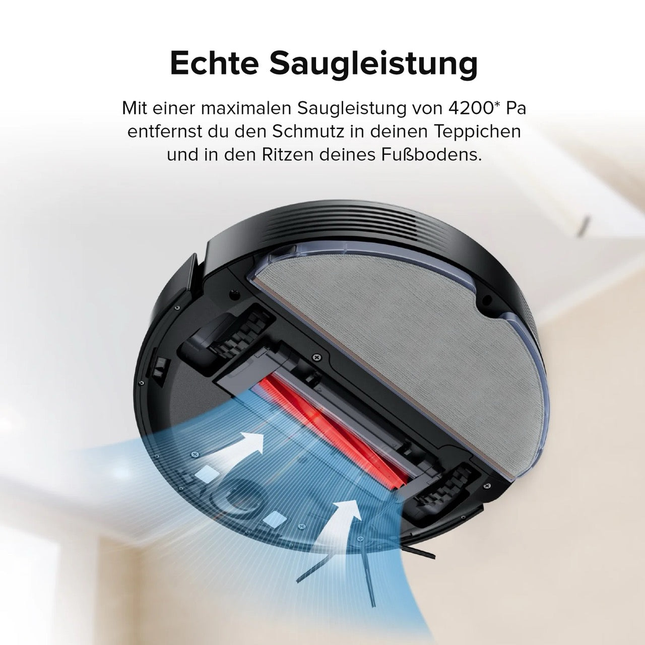 Roborock Q7 Max+ Saug-Wischroboter mit Entleerungsstation