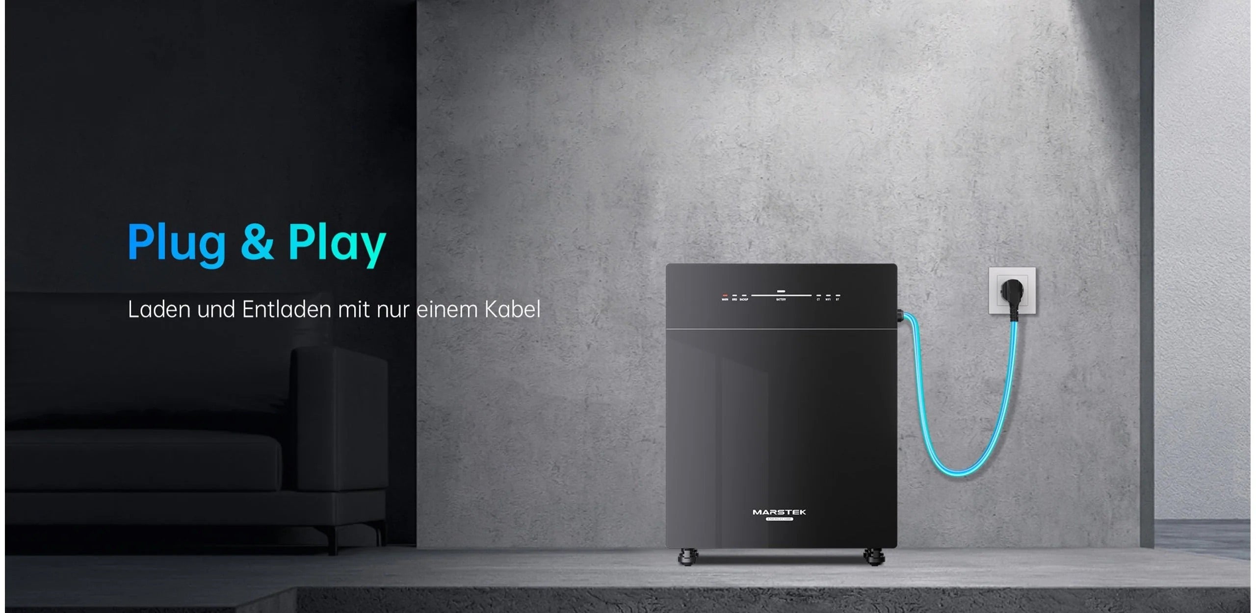 Marstek VENUS E 5,12 kWh AC-gekoppelter AIO Solarspeicher On/Offgrid