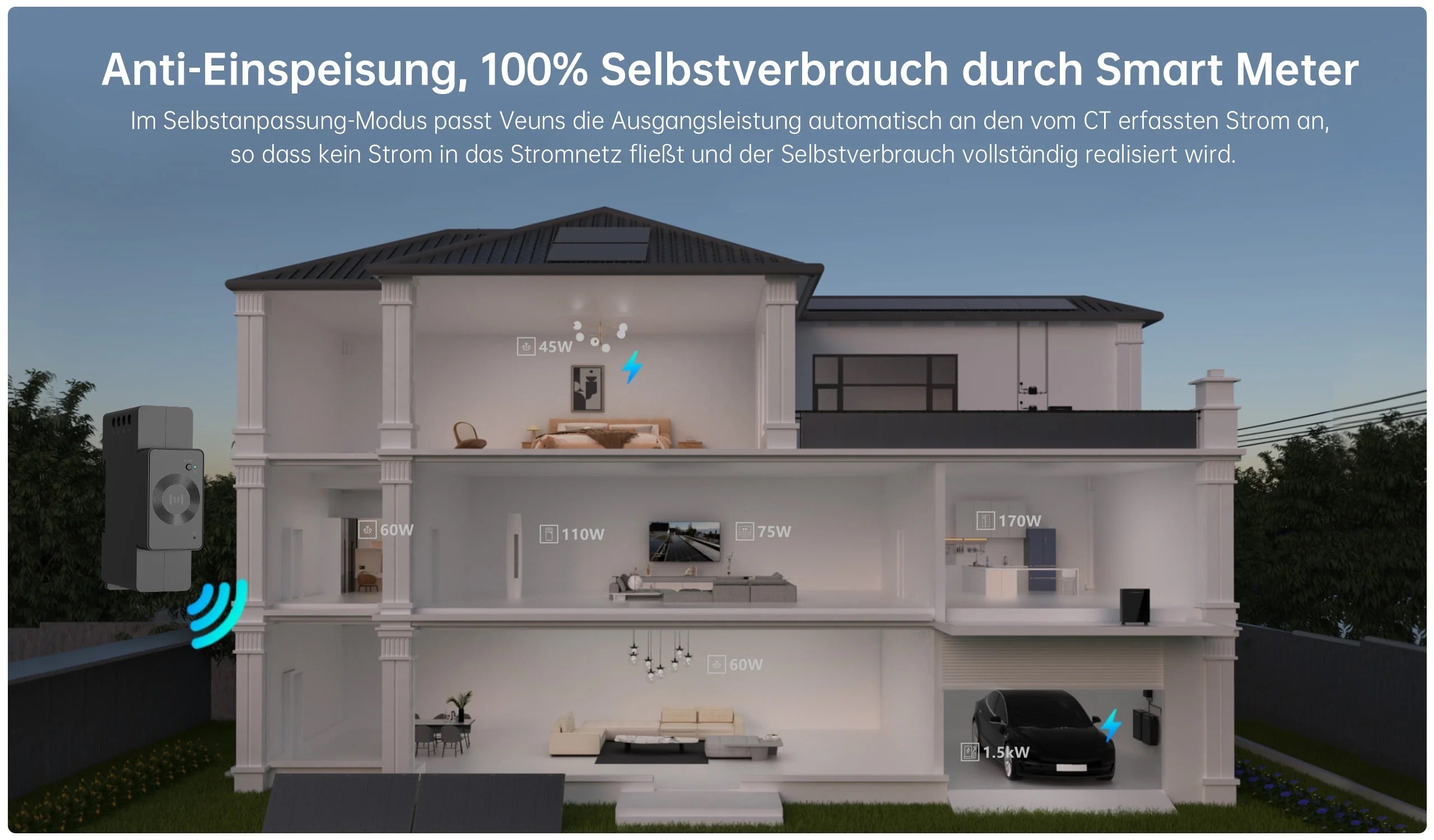 Marstek VENUS E 5,12 kWh AC-gekoppelter AIO Solarspeicher On/Offgrid